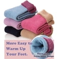 thumbnail image 4 of Womens Wool Socks For Cold Weather 5 Pack Thick Heavy Thermal Comfy Boot Fuzzy Winter Warm Crew Work Soft Ladies Long Socks, 4 of 4