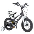 thumbnail image 1 of RoyalBaby Vélo pour Enfant Freestyle d'Extérieur avec Roues Stabilisatrices, 16 Pouces, Noir, 1 of 12