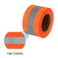 thumbnail image 3 of Unique Bargains Reflective Tape Strip, 2'x 10Ft Reflective Tape for Clothing, Orange-red, 3 of 5