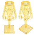 thumbnail image 3 of Tbest Crystal Table Light, Prism Desk Lamp Three Gears Adjustable Beautiful Transparent Prism For Gifts For Bar Hotel For Home For Decoration, 3 of 8