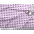 thumbnail image 3 of Soimoi Purple polyester Crepe Fabric Weather Cock & Dots Print Sewing Fabric Yard 52 Inch Wide, 3 of 5