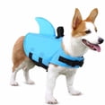 thumbnail image 1 of YOPTOP Pet Life Jacket  Dog Swimsuit with Shark Fin  Swimming Float Saver with Superior Buoyancy and Rescue Handle for Small Medium Large Dogs,blue,xs, 1 of 4