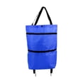 thumbnail image 2 of Sac à Roues de Magasinage Portable Sac de Traction Sac à Roulettes Télescopique Sac de Magasinage de Supermarché Chariot de Magasinage Sac à Dos Pliable, 2 of 5