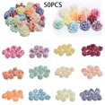 thumbnail image 2 of Lefu 50PCS Artificial Silk Floral Flower Head Hydrangea Wedding Party Decor Craft DIY, 2 of 8