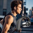 thumbnail image 2 of Black External Ear Hook Bluetooth Earpiece With Ultra Long Talk Time And Comfortable Fit, 2 of 3