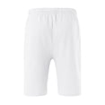 thumbnail image 5 of Cameland Cotton Linen Shorts for Men Casual Solid Color Drawstring Elastic Waist Summer Beach Shorts with Pockets, 5 of 5
