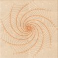 thumbnail image 1 of Ahgly Company Machine Washable Indoor Square Transitional Orange Area Rugs, 8' Square, 1 of 7