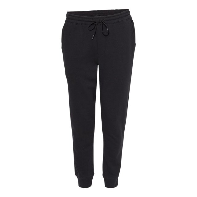 Independent Trading Co. Mens Midweight Fleece Pants, XL, Black