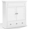 thumbnail image 1 of Pemberly Row Armoire à Pharmacie Blanche avec Tiroir de Rangement, Blanc, 1 of 8