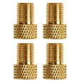 thumbnail image 1 of 4pcs Bicycle Valve Adaptors Copper Material Leak Proof Easy Installation, 1 of 7