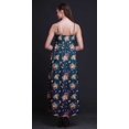 thumbnail image 4 of Bimba Robe Longue Chic à Imprimé Floral pour Femme, Style Bohème, Maxi d'Été, Tenue de Plage - Très Petit, 4 of 6