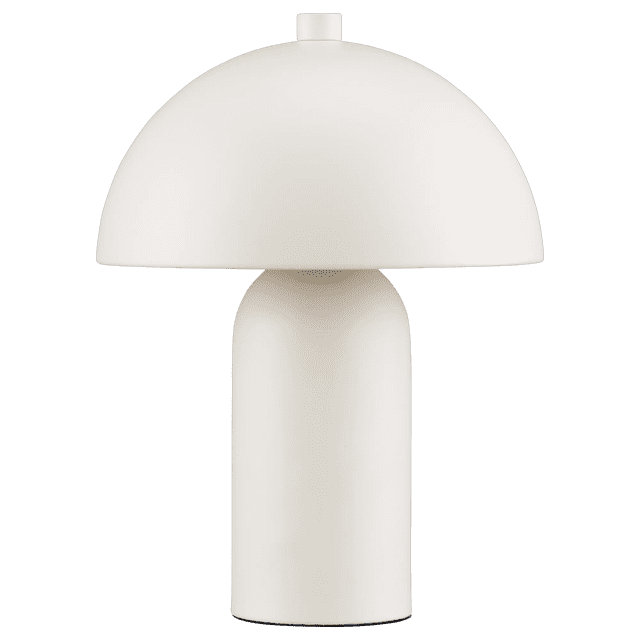Bouclair White Metal Mushroom Lamp