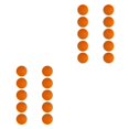 thumbnail image 3 of Baohd EVA Foam Golf Swing Exercises Practice Training Balls Golfing Skills Orange 42mm 2Set, 3 of 6