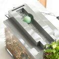 thumbnail image 2 of Mini Fish Tank Betta Aquarium Starter Kits Mute Water Flow Filter Micro Landscape Fish Tank Office Desktop Decoration fish tank (with pump, 2 of 4