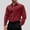 c01Red, variant on LNWUY Men's Dress Shirts Stretch Long Sleeve Solid Formal Shirt Business Casual Turn-down Collar Button Down Shirts White L