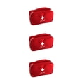 thumbnail image 1 of tamizeot Sac de Rangement d'Urgence Randonnée Pilules Organisateur de Cotons-Tiges Étui de Transport Rouge 3Ensemble, 1 of 6
