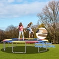 thumbnail image 4 of Patiojoy Coussin de Sécurité de Remplacement pour Trampoline 10 Pieds, Cadre de Rebond, Housse de Ressort Imperméable, Coloré, 4 of 10