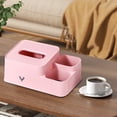 thumbnail image 4 of Tissue Cover Box With Tissue Cell Phone Facial Paper Organizer For Kitchen Bathroom Vanity Countertops Bedroom Dressers And Tables Gift, 4 of 6