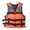 V-Orange, variant on Plus Size Swimwear Life Jacket for Women Men USCG Approved Lightweight Breathable Fishing Vest for Boating Swimming Water Sports