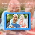 thumbnail image 2 of BYYBUO Tablet 10.1 Inch Tablet for Kids, Android 13 Tablet, 1280*800IPS Screen, Quad-core CPU, 4GB RAM+64GB Storage, Education, Games, 5000mAH Battery, Gift for Kids, Blue, 2 of 7