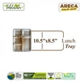 thumbnail image 2 of Lunch n' Dinner Compartment Plate|Bio Mart Leaf Plate |100% Natural Eco-friendly Re-usable Backyard Compostable Disposable Biodegradable|South Asian Desi Lunch sambar dosa Plate|Pack of 10, 50 or 100, 2 of 3