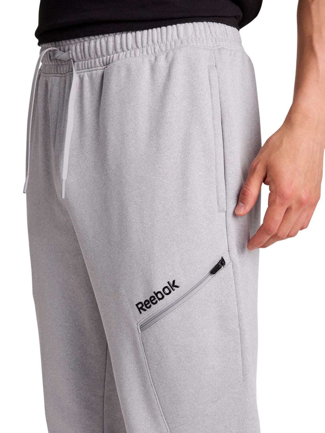 Reebok Pantalon fuselé en molleton pour homme