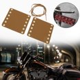 thumbnail image 4 of Yctze 2PCS Poignée de Guidon en Cuir de Moto Couvre les Accessoires de Modification de Moto, 4 of 8