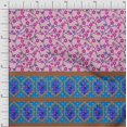 thumbnail image 1 of oneOone Cotton Poplin Fabric Geometric|Leaves & Floral Panel Decor Fabric Printed BTY 56 Inch Wide, 1 of 3