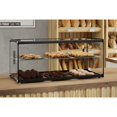 thumbnail image 4 of 33" 2 Tiered Pastry Display Case With Shelf and Sliding Door 3.2 cu. ft.Capacity, 4 of 5