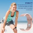thumbnail image 4 of 2 PACKS Y68 / D20 Silicone Wristband Watch Accessories Intelligent Watch Watchband pink, 4 of 8