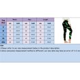 thumbnail image 2 of Leggings avec Poches Taille Haute Unie Décontractée à Jambes Évasées, 2 of 5