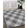 thumbnail image 3 of Ahgly Tapis Rectangulaire Lavable en Machine Intérieur Transitionnel Gris Fumé, 5 Pieds x 7 Pieds, 3 of 7
