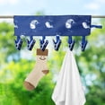 thumbnail image 2 of Solid Color Portable Fabric Clothes Hanger For Business Trips Foldable Clothes Drying Clip For Wardrobe Socks Hats Storage Clothes Clip, 2 of 6