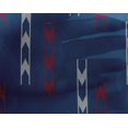 thumbnail image 4 of oneOone Georgette Viscose Fabric Arrow Sign Kasuri Printed Craft Fabric BTY 42 Inch Wide, 4 of 4