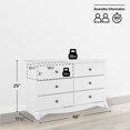 thumbnail image 4 of Prepac Monterey White Children’s 6-Drawer Dresser, 4 of 9