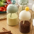 thumbnail image 4 of Kitchen Spice Jars, Leak Proof Sealing, Transparent Glass Body, Quantitative Dispensing, Wide Mouth Design, for Home Cooking and Outdoor Picnics, 4 of 9
