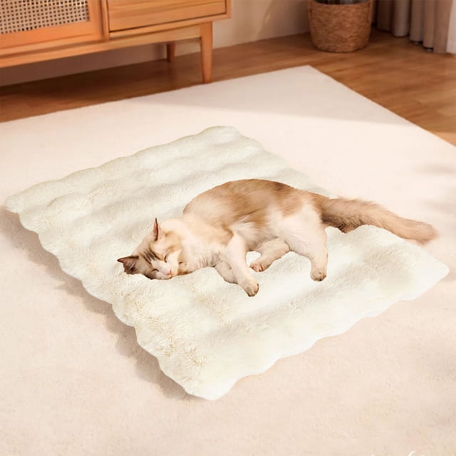 Lisbinx Soft Fleece Pet Mat | Kneading Pad & Sleeping Blanket for Dogs | Portable Foldable Bed Pad | 40X30Cm | Machine Washable
