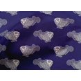 thumbnail image 4 of oneOone Cotton Poplin Fabric Fish Block Printed Craft Fabric BTY 56 Inch Wide, 4 of 4