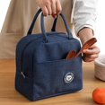 thumbnail image 5 of Cooler Bag Insulation Bag Waterproof Portable Zipper Warm Lunch Bag red, 5 of 5