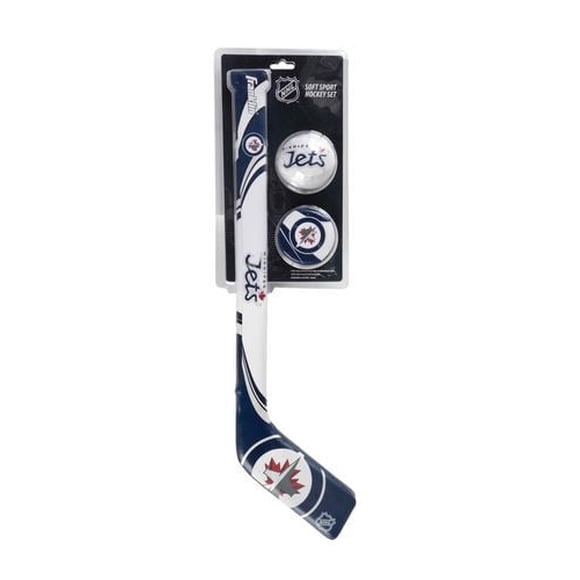 Franklin Sports NHL Winnipeg Soft Sport Hockey Set