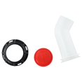thumbnail image 4 of MYG for IBC Water Tank Extension Drain Spout Hose 2 Inch Connector Valve Fitting Cap for 1000L Containers Garden Irrigation Rainwater Collection System, 4 of 10