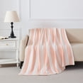 thumbnail image 1 of Mainstays Cozy Throw Pink Stripe, 1 of 8
