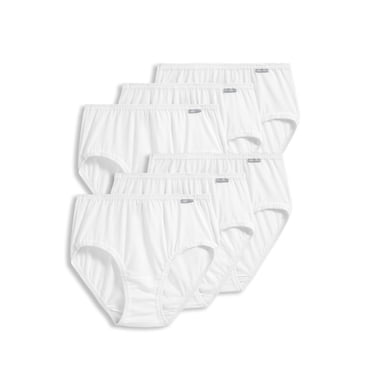 Jockey Women's Plus Size 100% Cotton Elance Hipster - 6 Pack