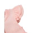 thumbnail image 3 of Gupgi Robe à Manches Volantes pour Filles Couleur Unie Col Rond Robes à Simple Boutonnage, 3 of 9