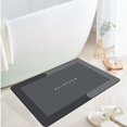 thumbnail image 4 of GROWTH TANK Super Absorbent Bathroom Rug Quick Dry Washable Diatomite Easy to Clean Bath Mat Rectangle Black L, 4 of 7