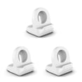 thumbnail image 2 of ZLight Smartwatch Charging Stand Non-Slip Charger Holder Small Nightstand Support Electronics Replacement for Watch White 3Set, 2 of 6