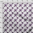 thumbnail image 3 of oneOone Georgette Viscose Purple Fabric Medical Craft Projects Decor Fabric Printed By The Yard 42 Inch Wide, 3 of 4