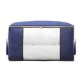 thumbnail image 3 of Large Capacity Zippered Storage Bag For Duvets Blankets And Comforters With Clear Transparent View Window, 3 of 4
