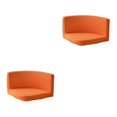 thumbnail image 2 of kurtrusly Trilateral Chair Covers Wide Application And Strong Elastic Chair Protection Made Easy Polyester Cover Chairs Decoration Orange 2Set, 2 of 6