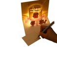 thumbnail image 1 of Kmbangi Birthday Card, 3D Funny Cute Cartoon Bear Light Musical Birthday Cards Greeting Card Gift, 1 of 2